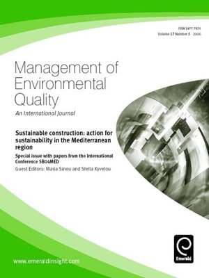 cover image of Management of Environmental Quality: An International Journal, Volume 17, Issue 5